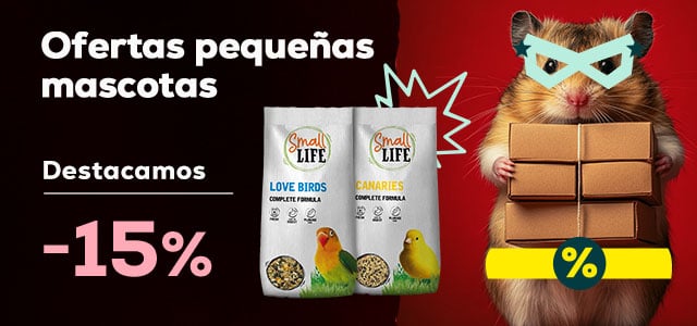 Pequeñas mascotas  🐰 |  -15% en comida Small Life