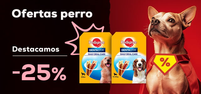 Ofertas perro 🐶  | -25% en selección de snacks Dentastix 112 uds