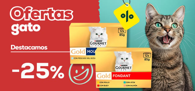 Ofertas gato🐈  |  -25% en selección de húmedo Gourmet