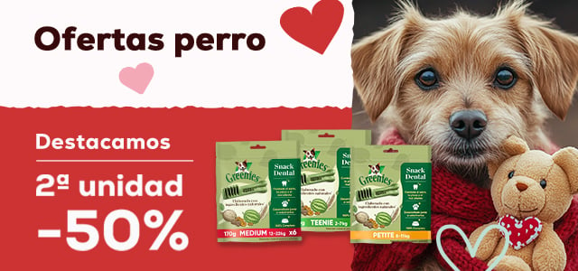 Ofertas perro 🐶  | 2ª ud. -50% en selección de snacks Greenies