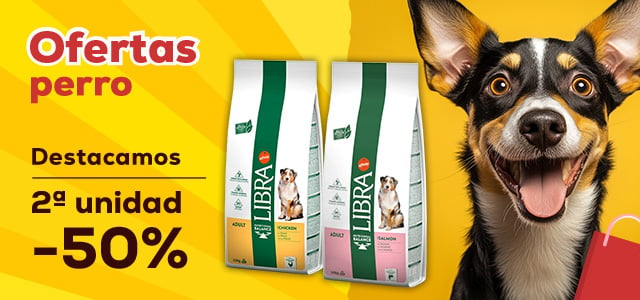 Ofertas perro 🐶  | 2ª ud. -50% en selección de pienso Libra 14 kg