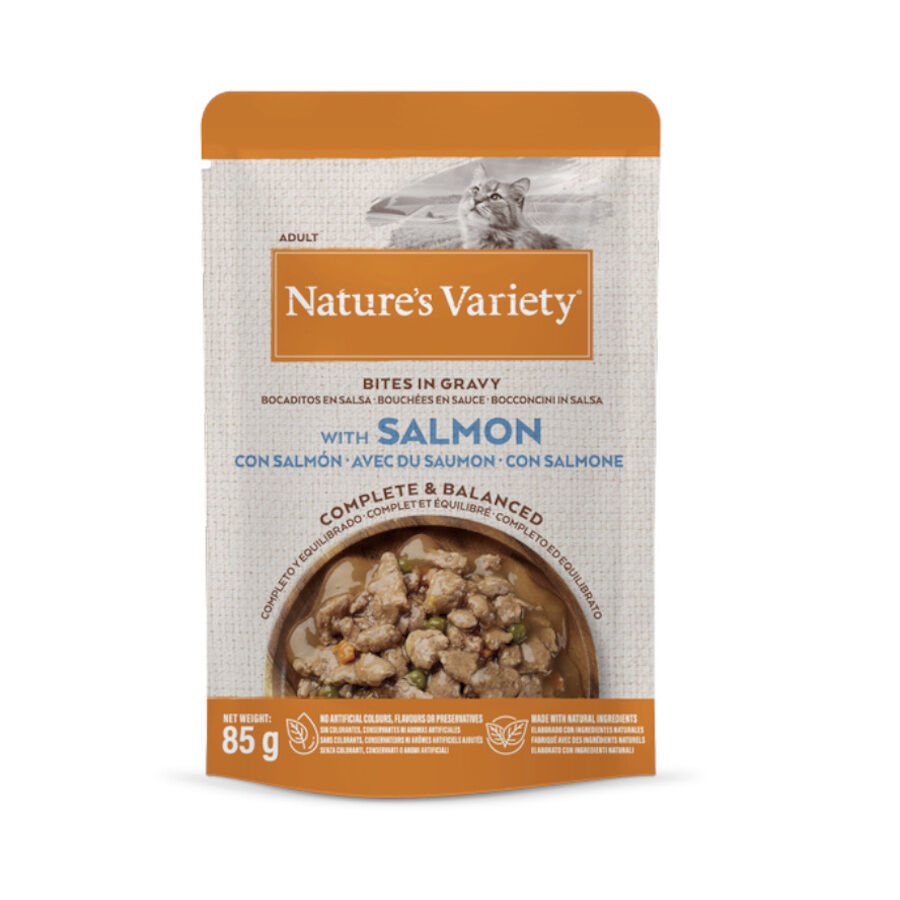 Pienso para perros adultos mini sin cereales Nature´s Variety de salmón  PESO 7 Kg