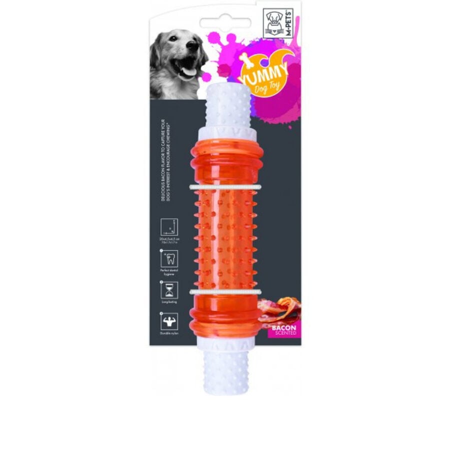 M-Pets Yummy Juguete con Sabor a Tocino para perros, , large image number null