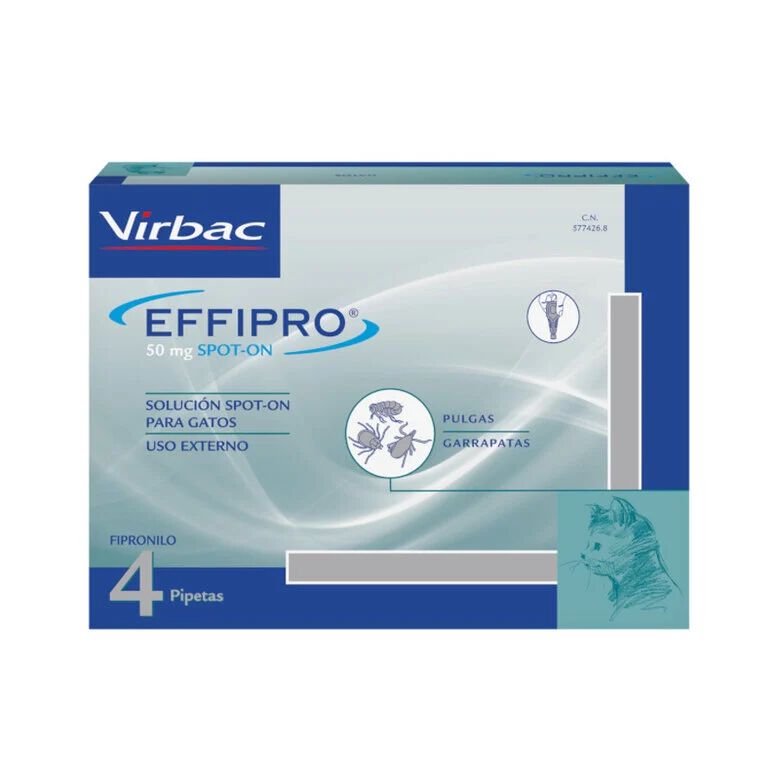 Effipro Pipetas Antiparasitarias para gatos