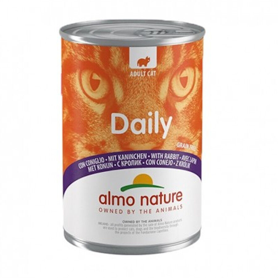 Almo Nature Adult Daily Menu Conejo lata para gatos  