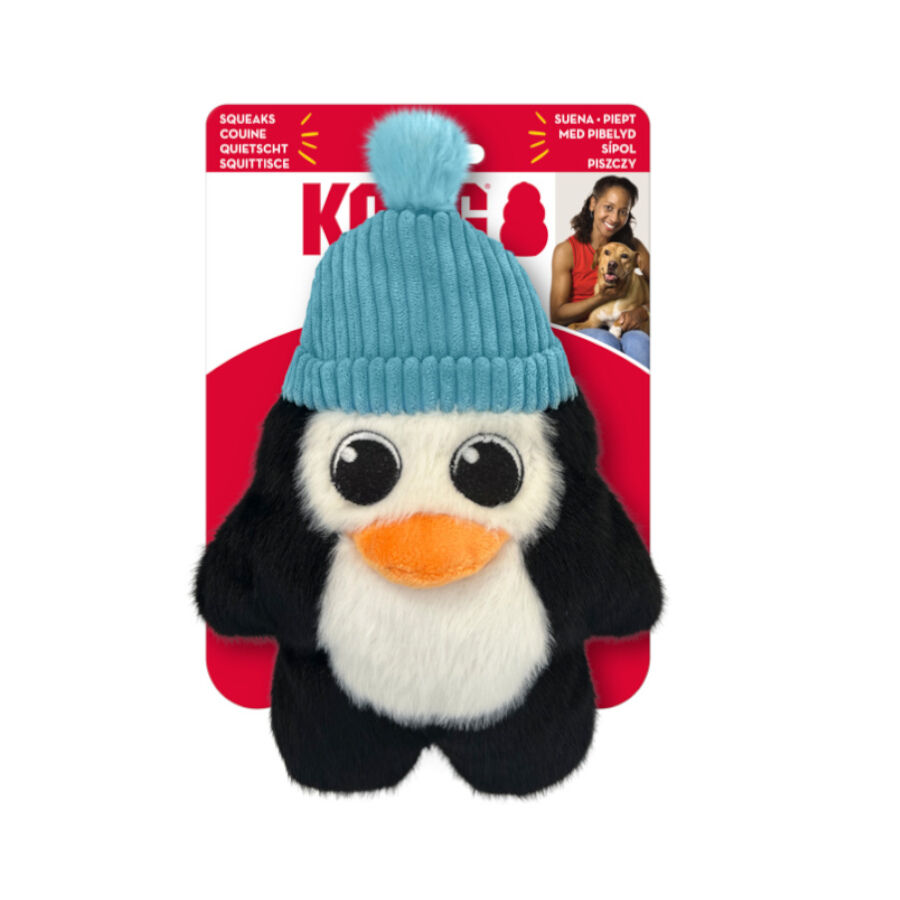 Kong Holiday Snuzzles Pingüino de peluche para perros, , large image number null