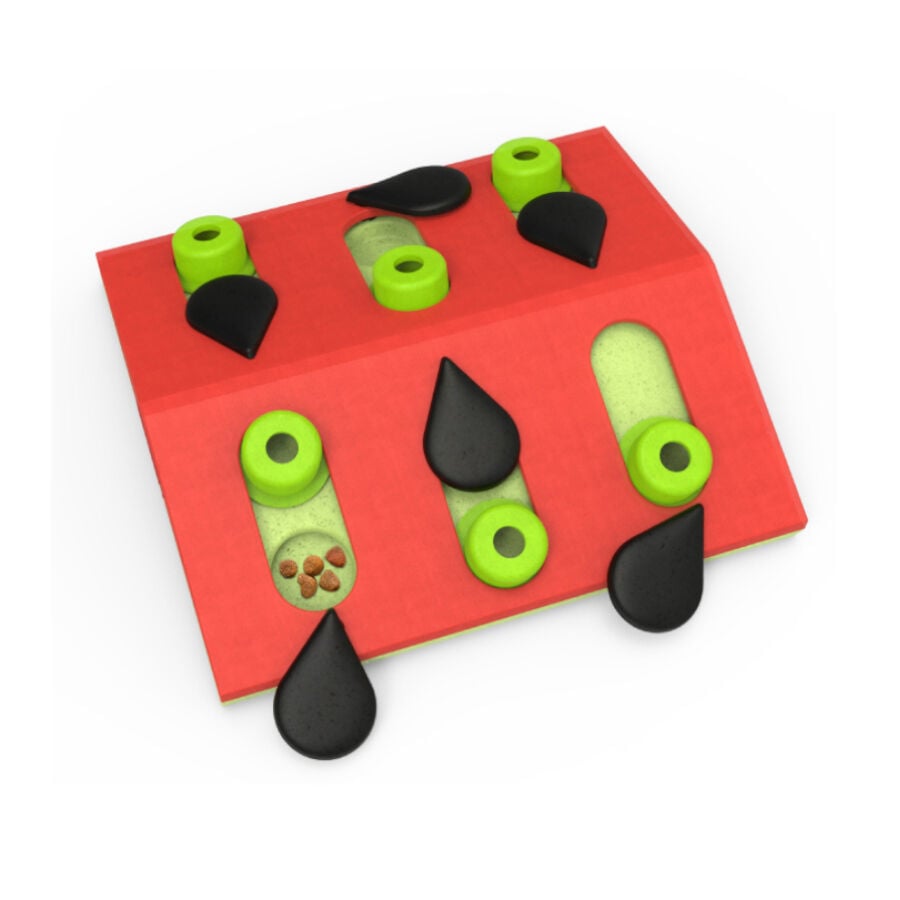 Outward Hound Catstages Nina Ottosson Puzzle & Play Melon Madness Juguete de Inteligencia para gatos, , large image number null