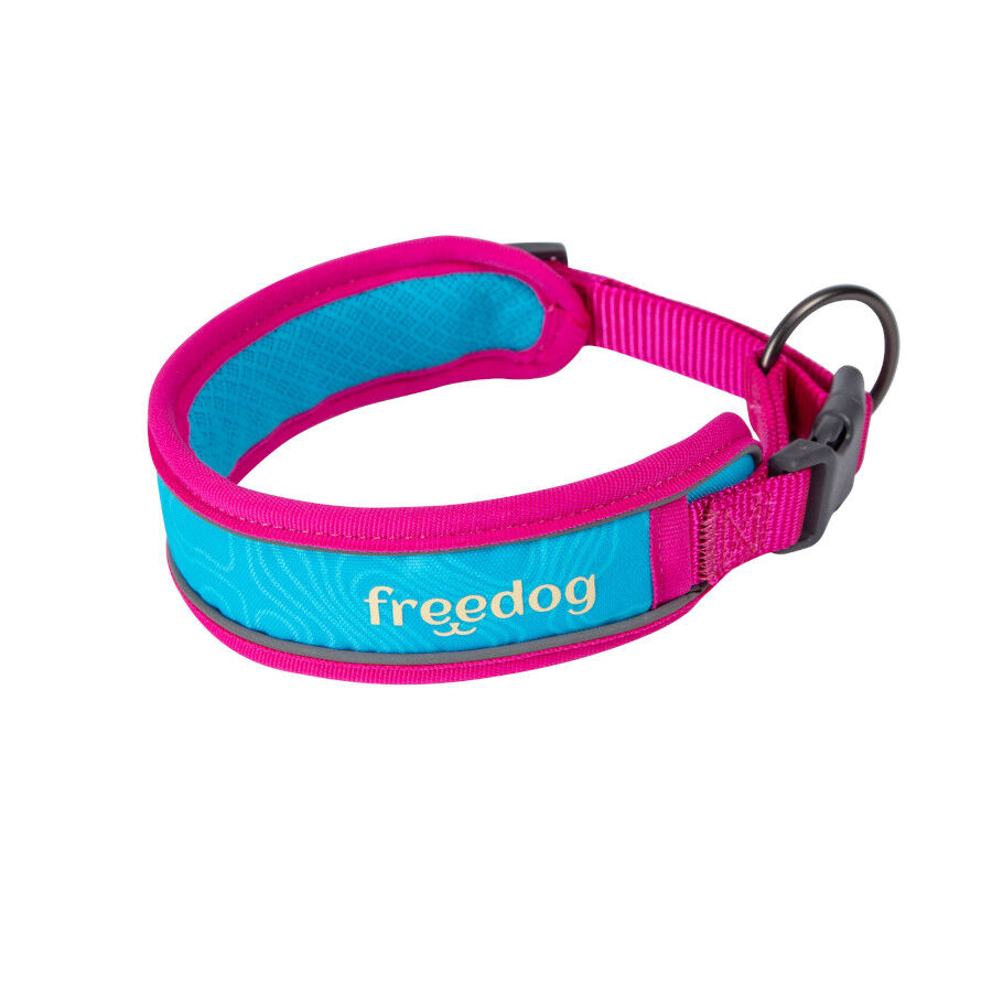 Freedog Cool Pro Tech Collar Refrescante Fucsia Deportivo para perros, , large image number null