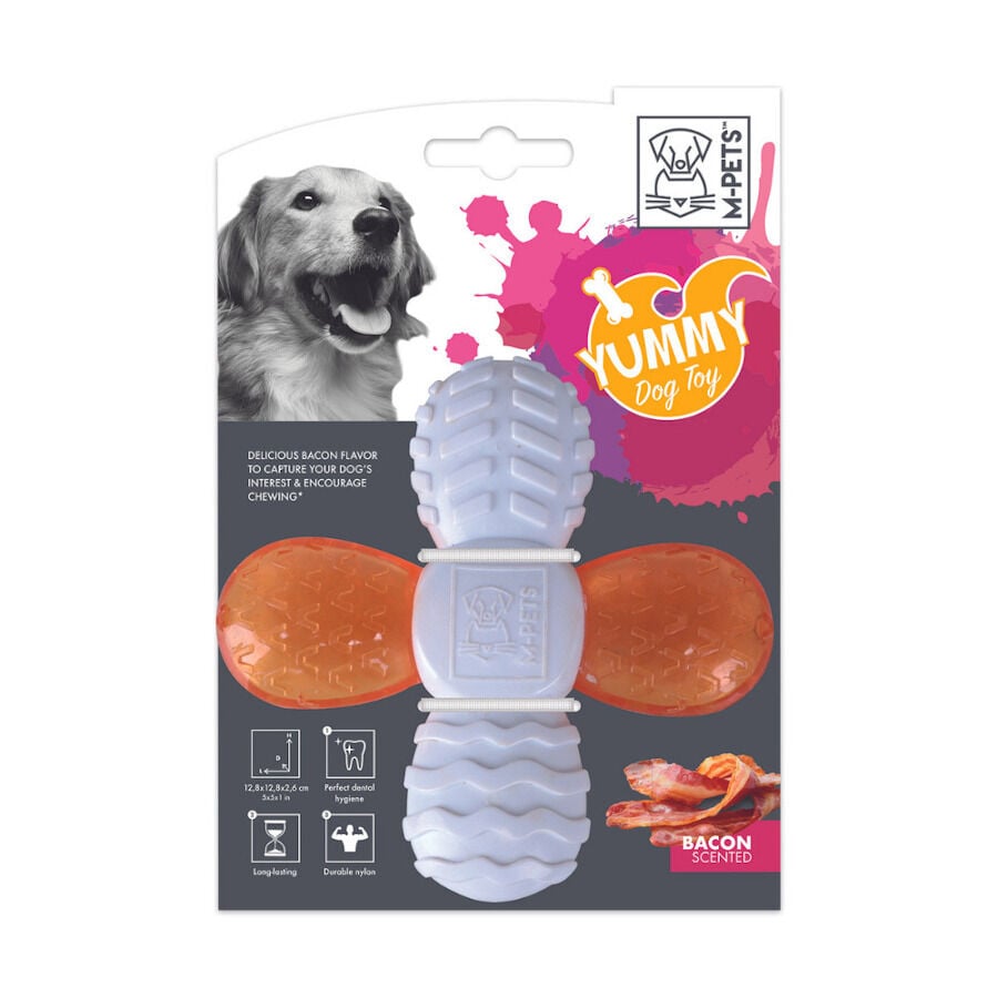 M-Pets Juguete con Sabor a Tocino para perros, , large image number null