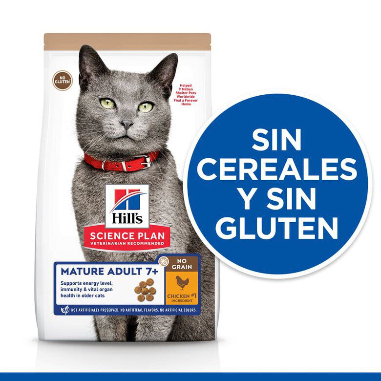 Hill’s Science Plan Mature Adult 7+ Pollo pienso para gatos4 image number null
