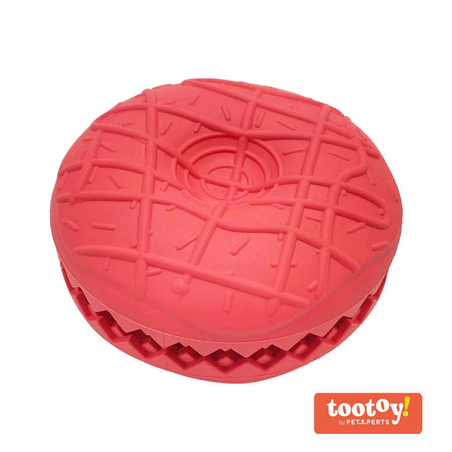 Tootoy! Chew Strawberry Donut Treat Dispenser juguete para perros, , large image number null