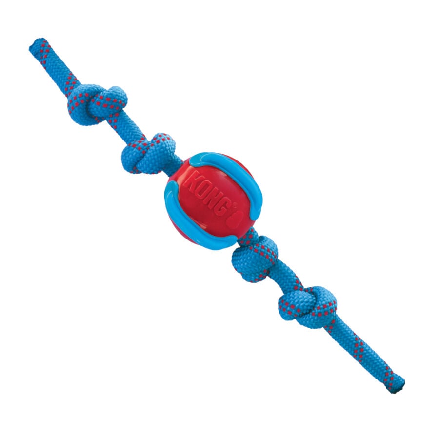 Kong Jaxx Brights Pelota con Cuerda para perros, , large image number null