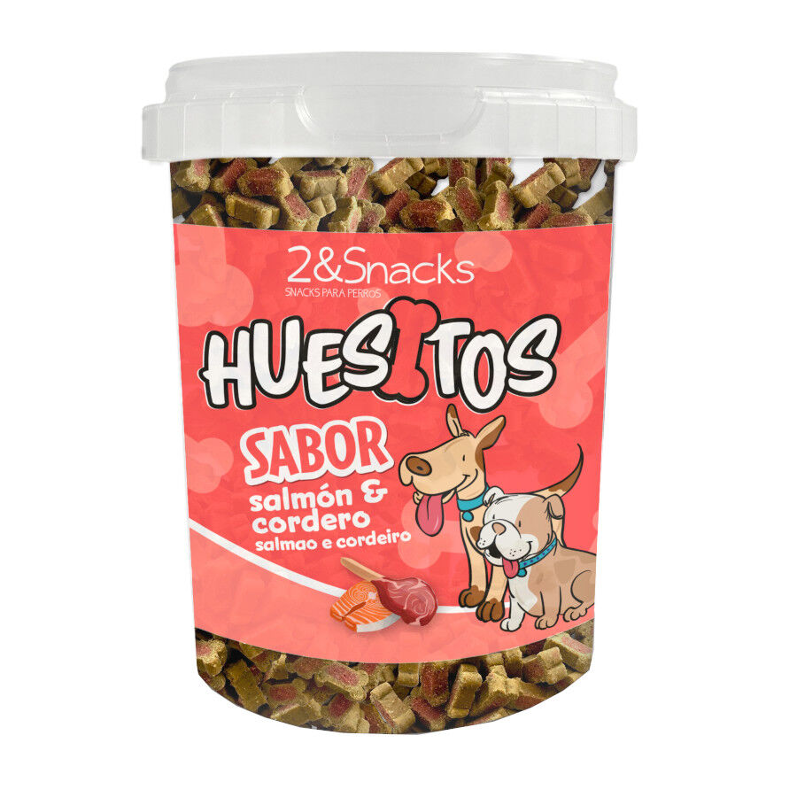 2&Snacks Huesitos Duo Salmón y Cordero para perros, , large image number null