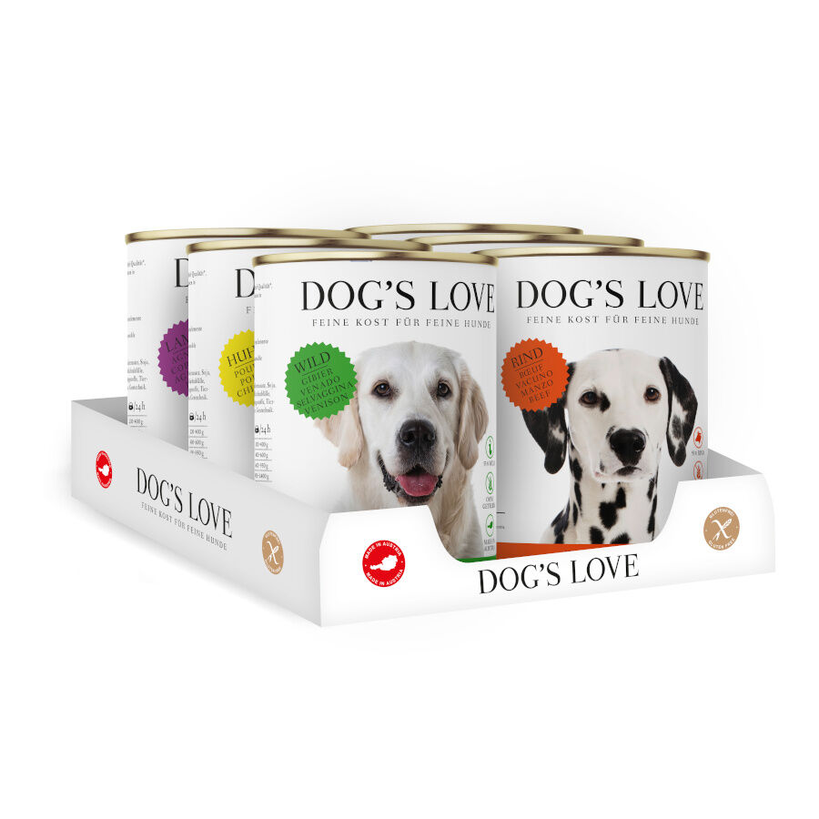 Dog’s Love Adulto lata para perros - Multipack 6, , large image number null