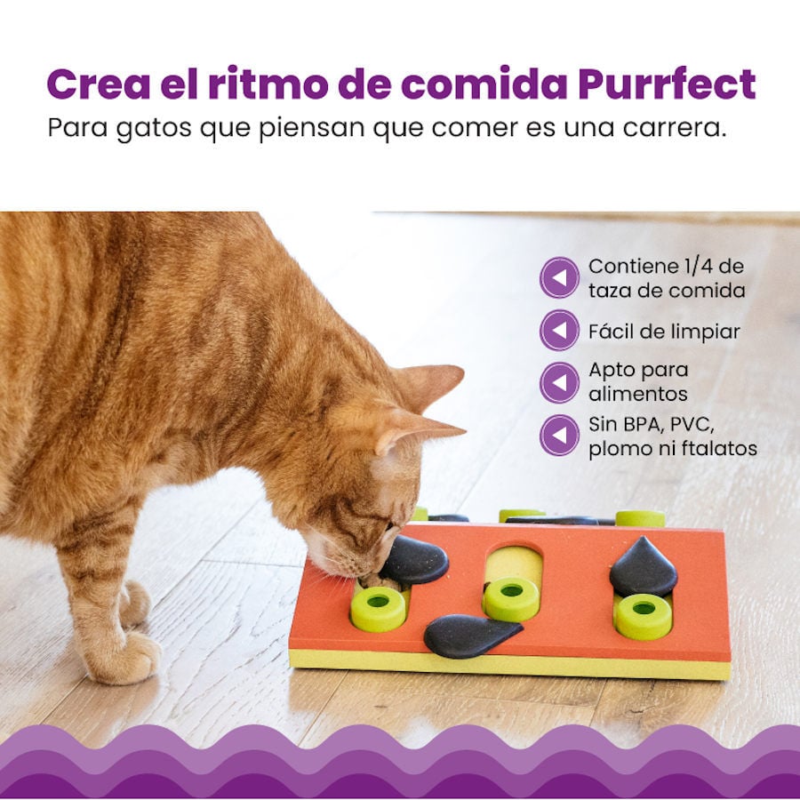 Outward Hound Catstages Nina Ottosson Puzzle & Play Melon Madness Juguete de Inteligencia para gatos, , large image number null