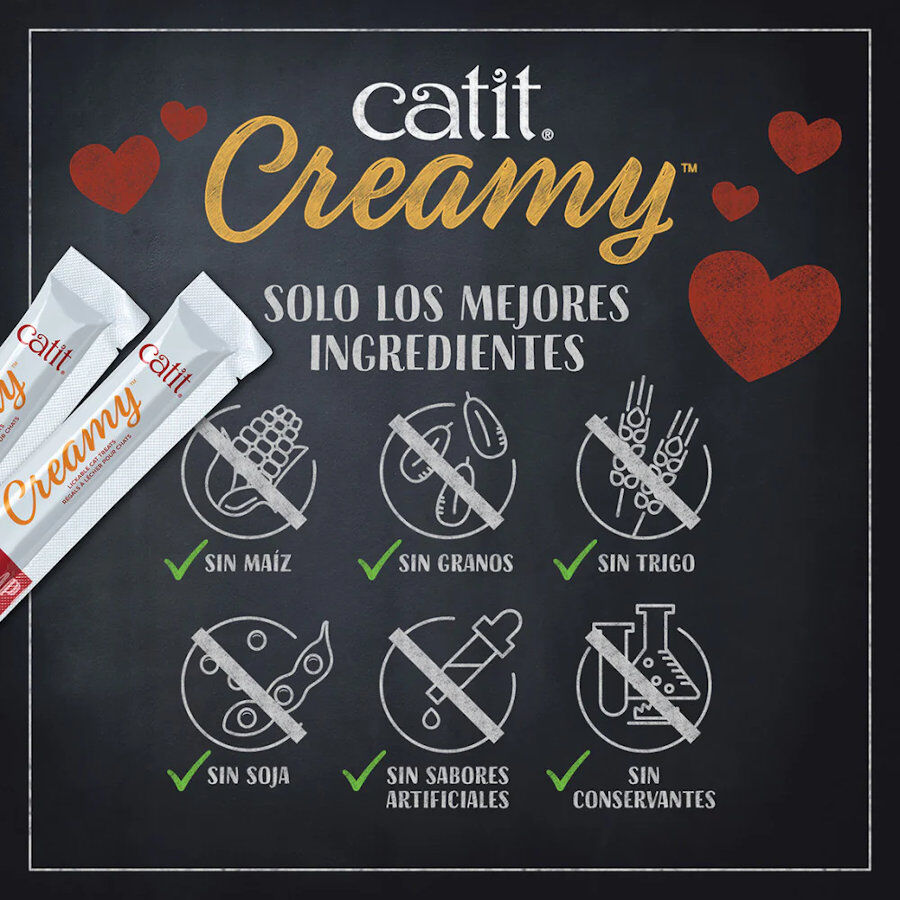 Catit Creamy Snack Líquido de Salmón con Gambas para gatos, , large image number null