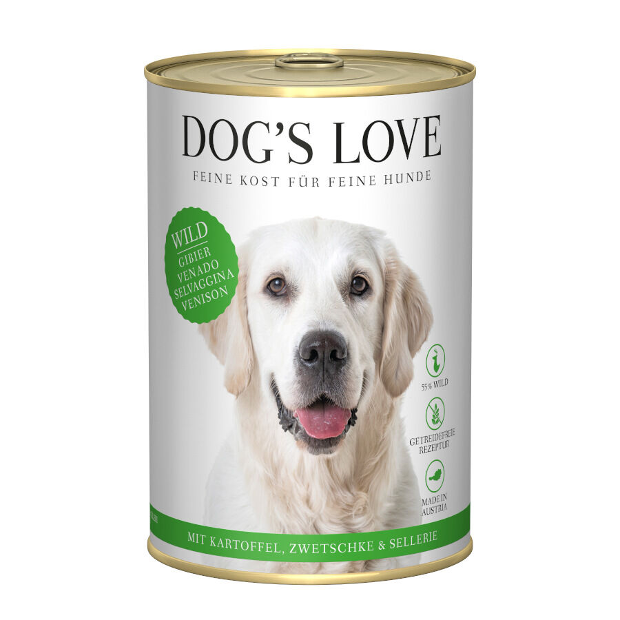 Dog’s Love Adulto Venado lata para perros