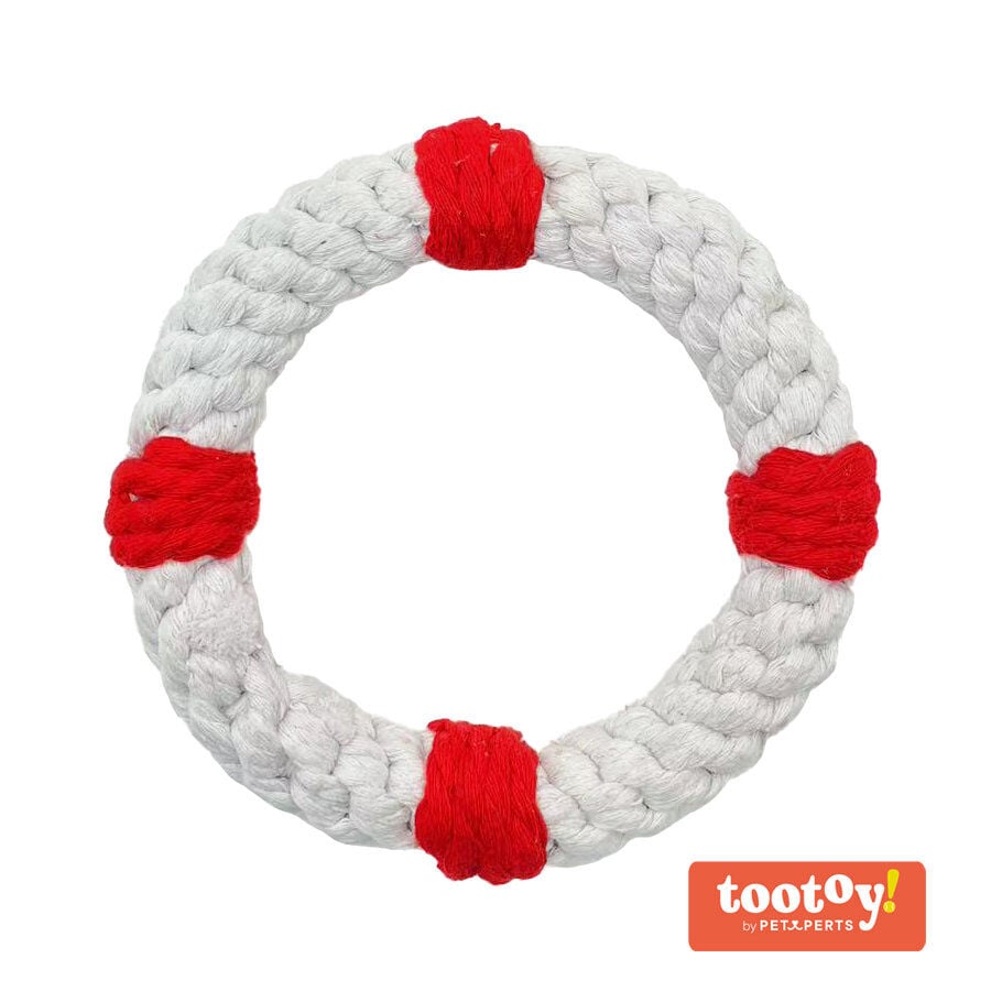 Tootoy! Comfort Life Ring Rope juguete de cuerda para perros, , large image number null