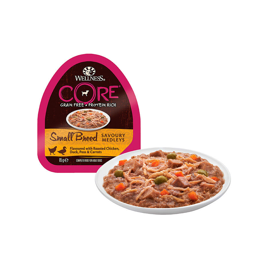 Wellness Core Small Breed Grain Free Pollo y Pato tarrina para perros, , large image number null