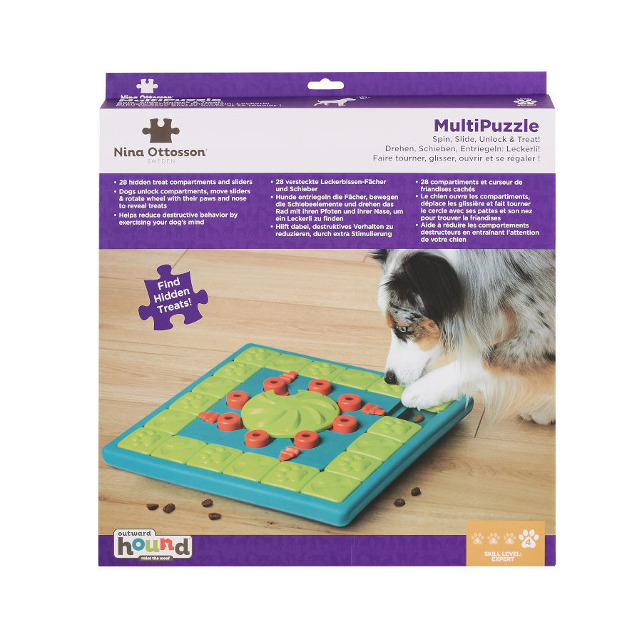 Outward Hound Nina Ottosson Multi Puzzle de Inteligencia para perros, , large image number null