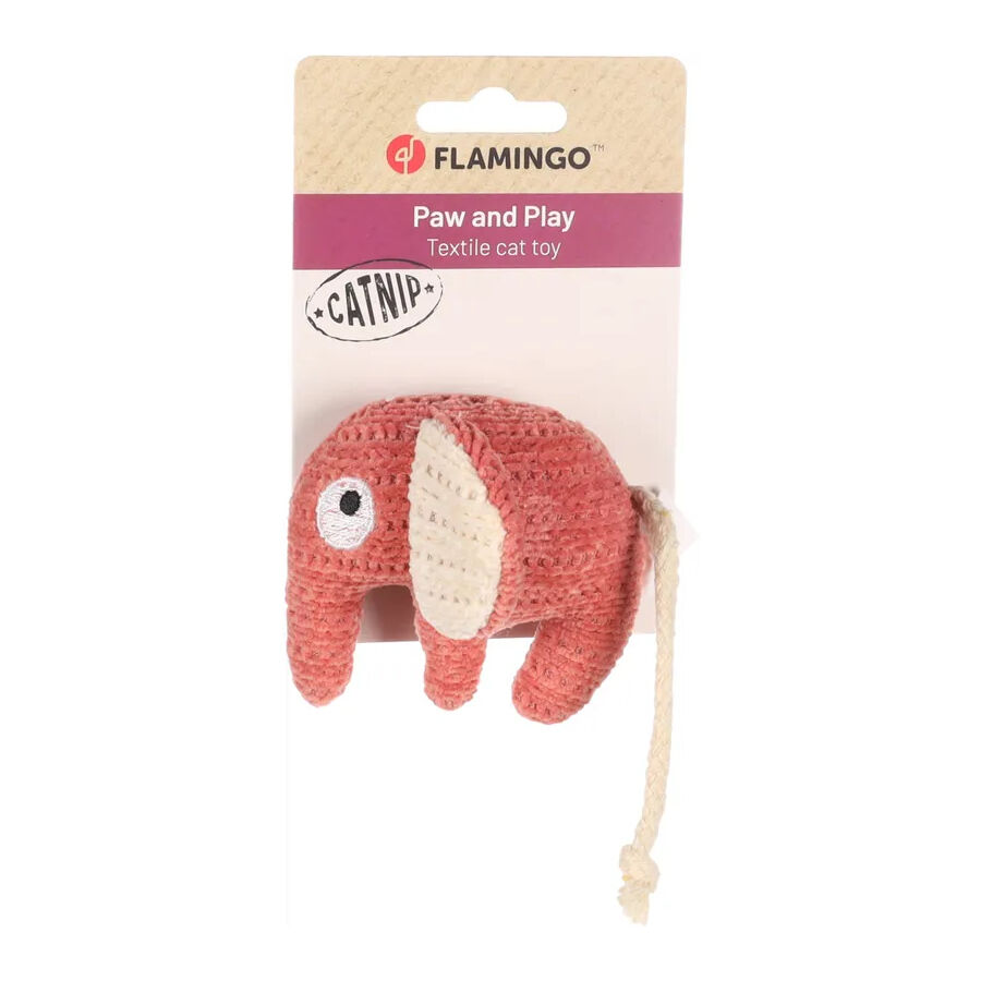 Flamingo Blaro Peluche Elefante Rojo para gatos, , large image number null