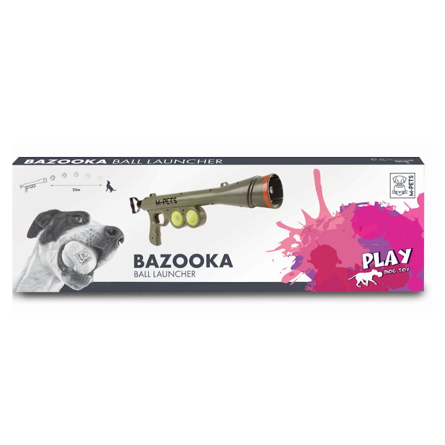 M-Pets Bazooka Ball Launcher juguete para perros, , large image number null