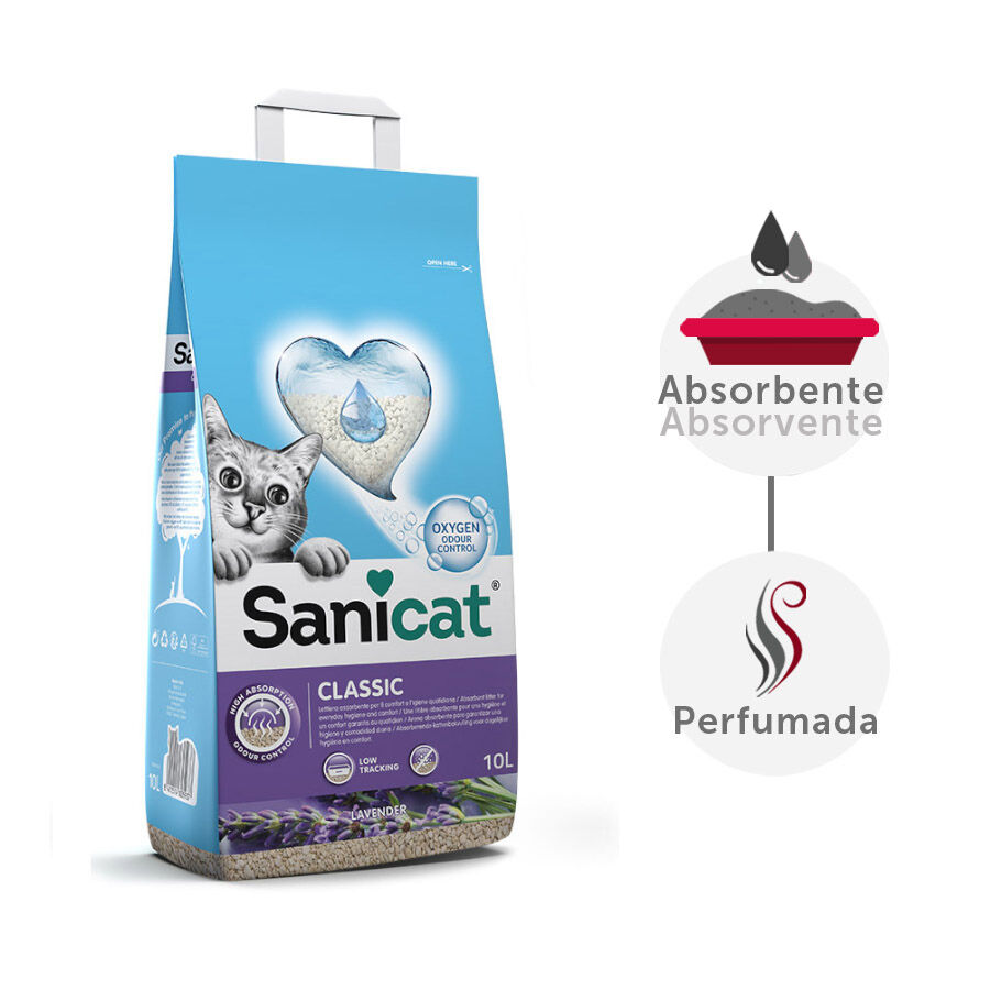 Arena aglomerante Sanicat para gatos Active Gold 6 L · Sanicat · El Corte  Inglés