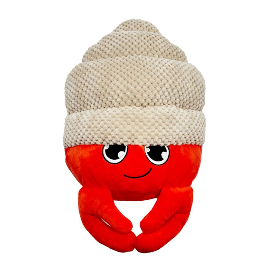 Tootoy! Comfort Hermit Crab Cuddler peluche con sonido para perros, , large image number null