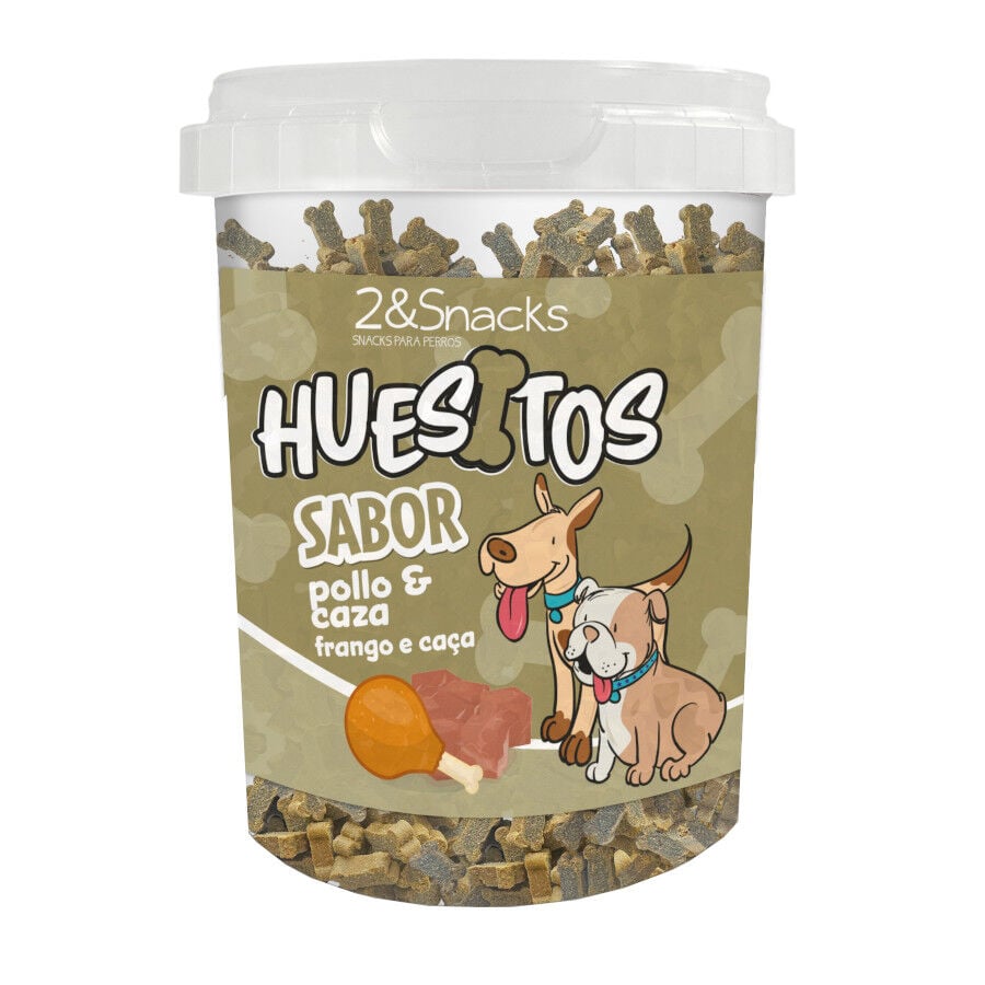 2&Snacks Huesitos Duo Pollo y Caza para perros