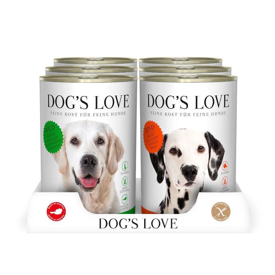 Dog’s Love Adulto lata para perros - Multipack 6