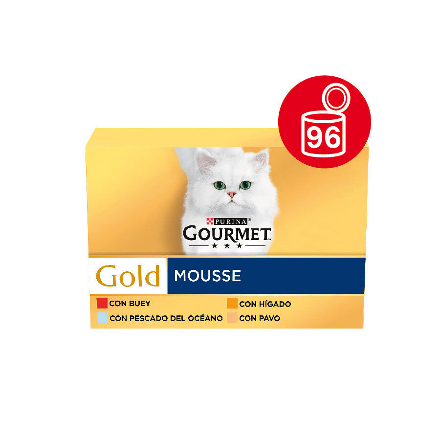 Gourmet Gold Mousse Sabores Variados - Multipack, , large image number null