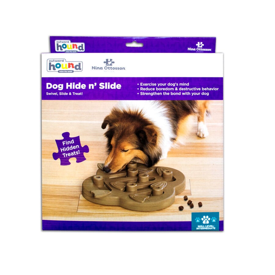 Outward Hound Nina Ottosson Hide n’ Slide Puzzle para perros, , large image number null