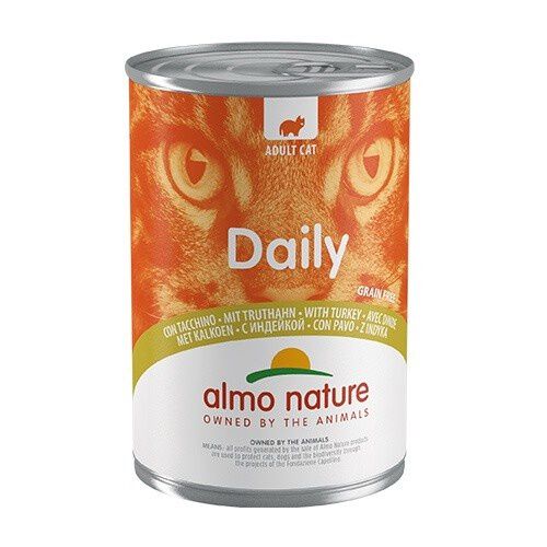 Almo Nature Adult Daily Menu Pavo lata para gatos