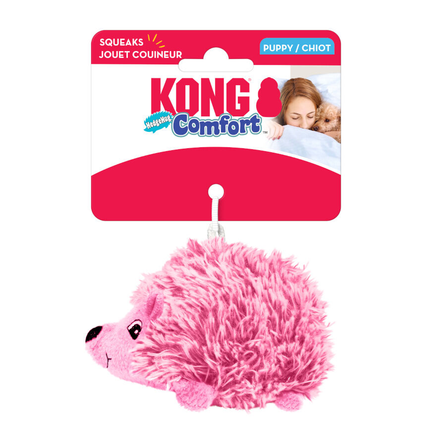 Kong Comfort Hedgehug Assorted Erizo de peluche para cachorros, , large image number null