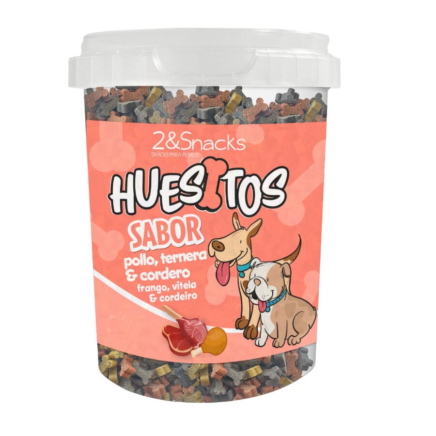 2&Snacks Galletas Mini Hueso Mix para perros, , large image number null