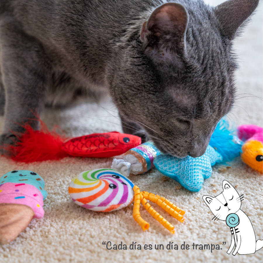 Outward Hound Catstages Sweet Treats Peluches Surtidos para gatos, , large image number null