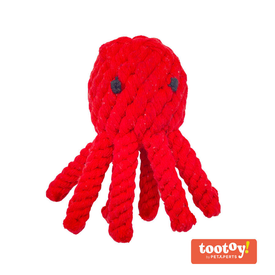 Tootoy! Comfort Octopus & Sea juguete de cuerda para perros