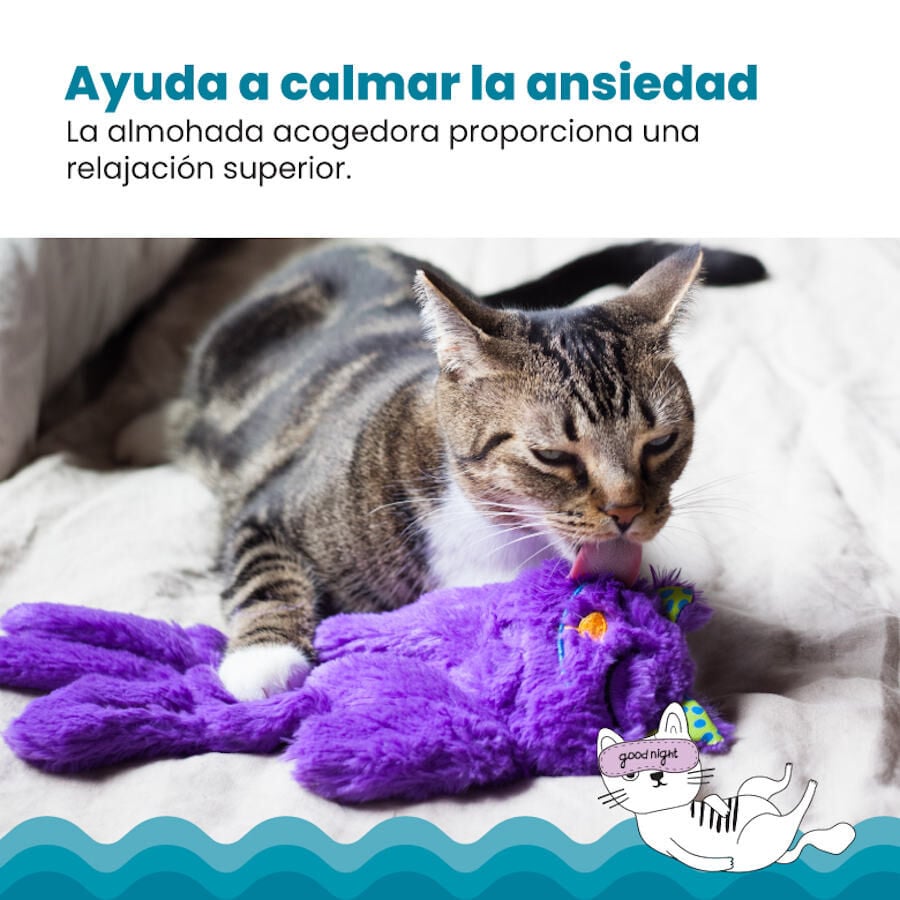 Outward Hound Catstages Purr Pillow Kitty Peluche Relajante para gatos, , large image number null