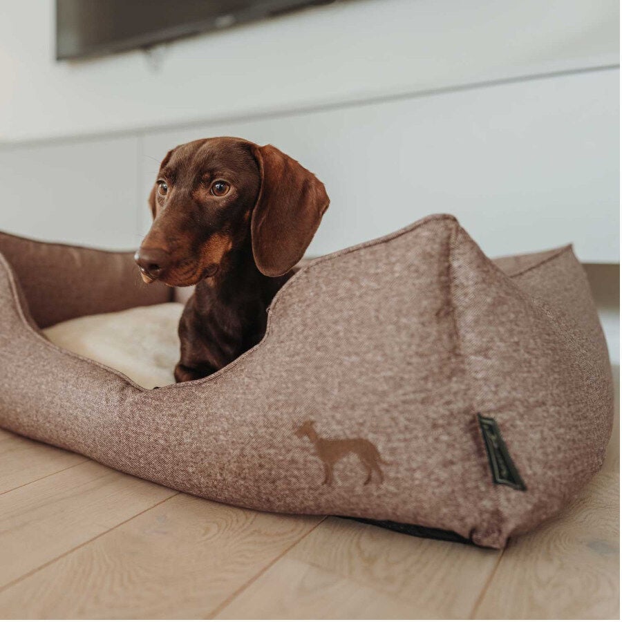 Hunter Boston Cozy Cama Marrón para perros, , large image number null