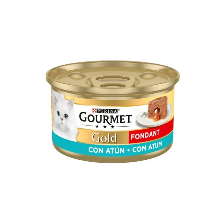 Gourmet Gold Fondant con Atún en paté lata para gatos image number null