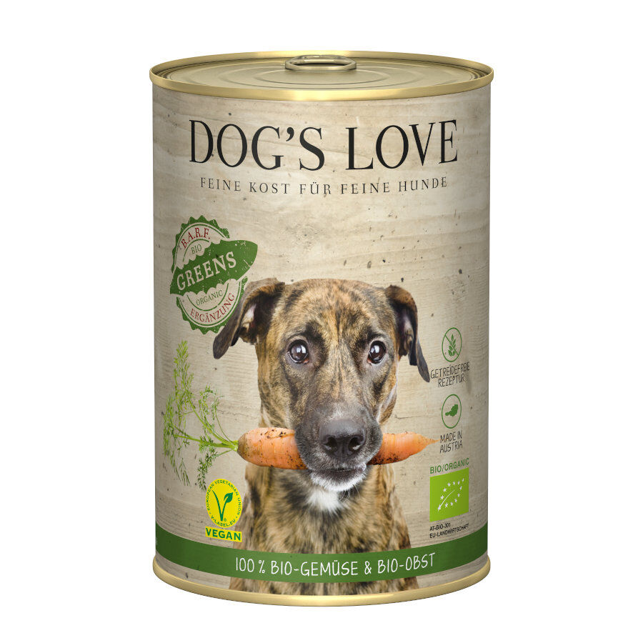 Dog’s Love Adulto Bio Greens Vegan lata para perros