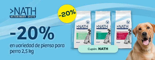 Nath Veterinary Diets: -20% en variedad de pienso para perro 2,5 kg