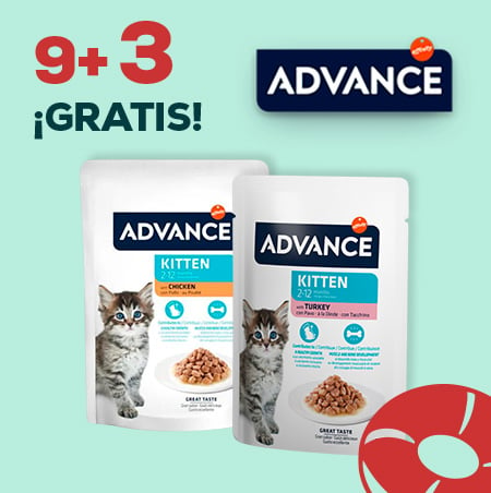 Advance: 9 + 3 gratis en selección de húmedo para gato 12 x 85 y 100 g
