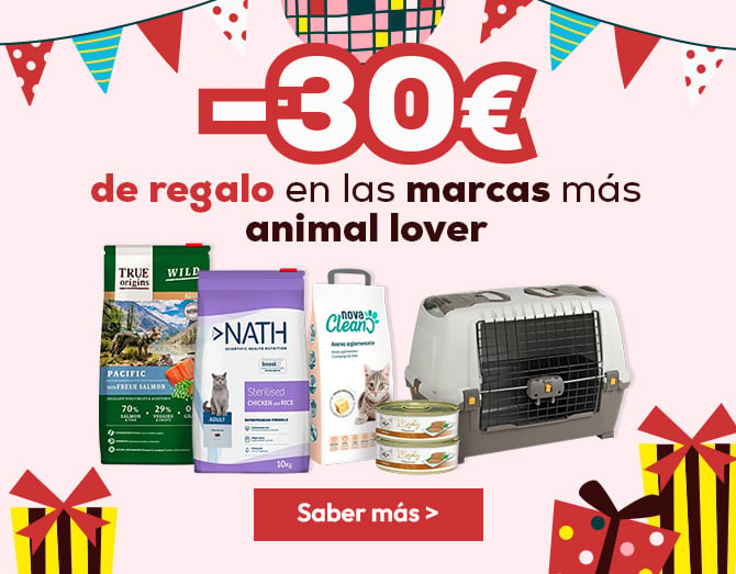 Compra nuestras marcas más Animal Lovers y consigue 30€ de regalo