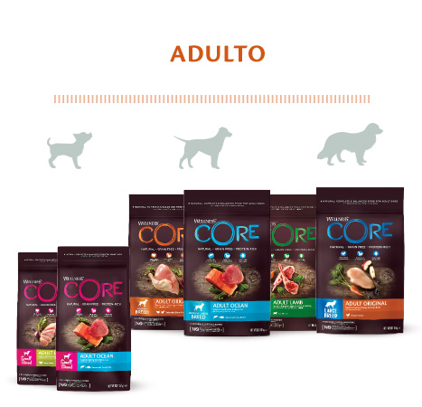 Alimento para perro adulto de la marca Wellness Core