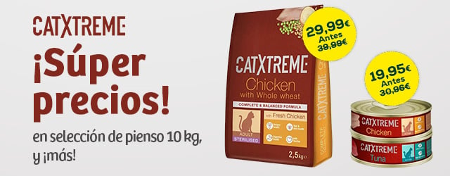 Catxtreme: Súper precio en selección de pienso esterilizado 10 kg