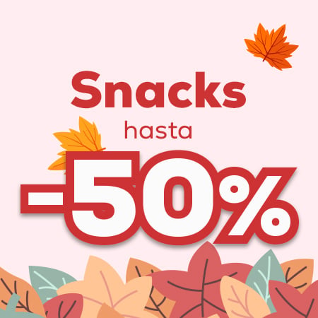 Snacks con hasta -50%