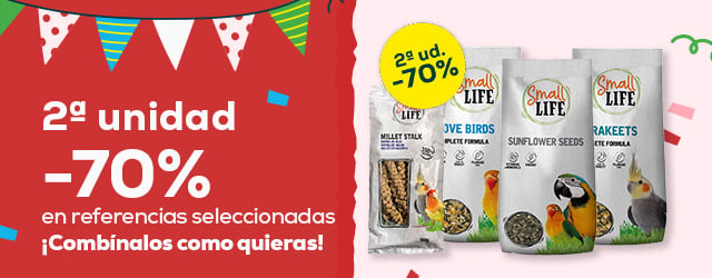 Small Life: -70% en la 2ª unidad en variedad comida más snacks