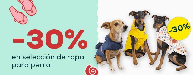 ¡Últimas Unidades! -30% en selección de ropa para perro