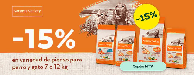 Nature's Variety: -15% en variedad de pienso para perro y gato 7 o 12 kg